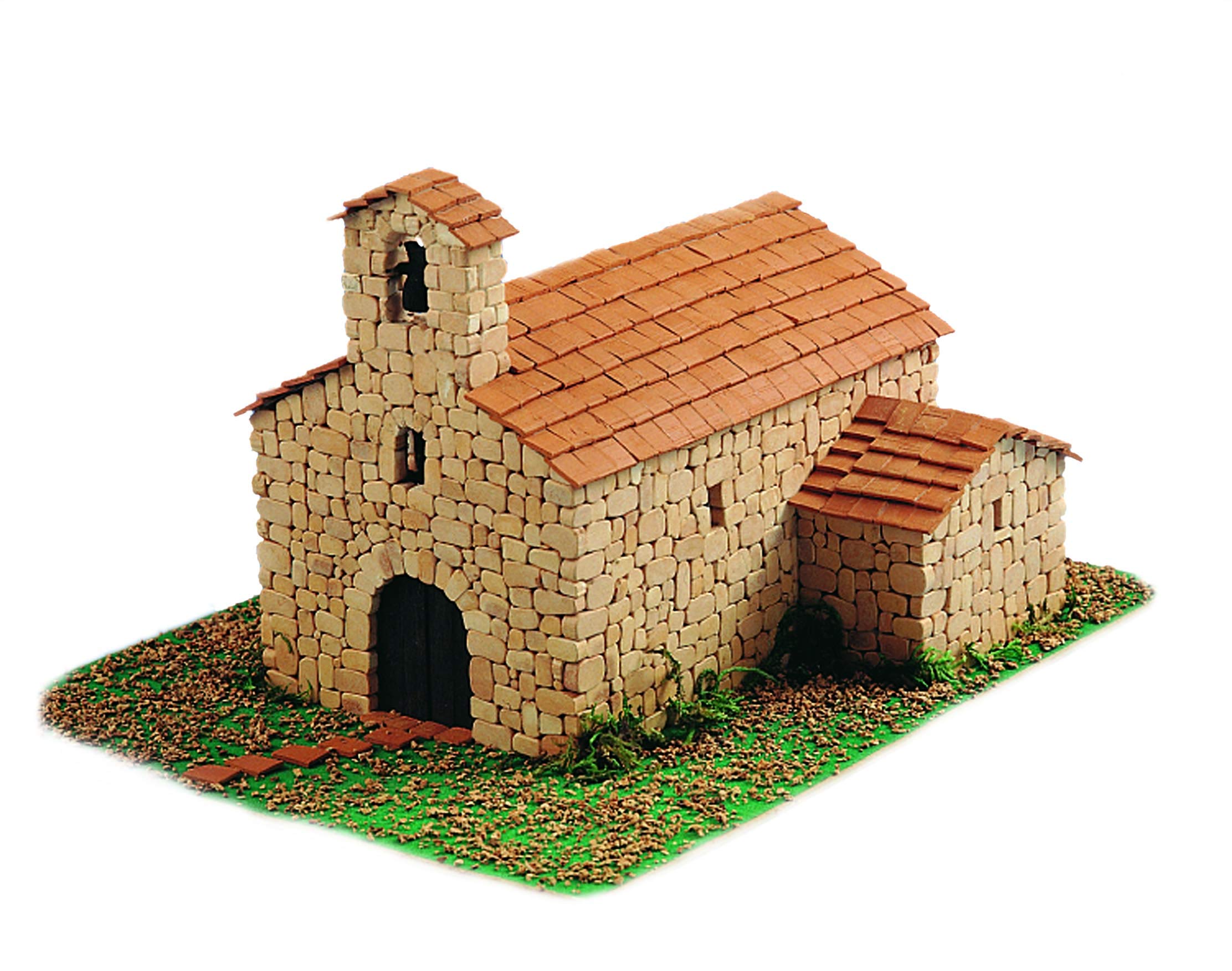 Roman Church Ceramic Building Construction Kit - DIY Architectural Model for Collectors & Hobbyists - Perfect for Home Decor, Educational Projects & Gift Giving