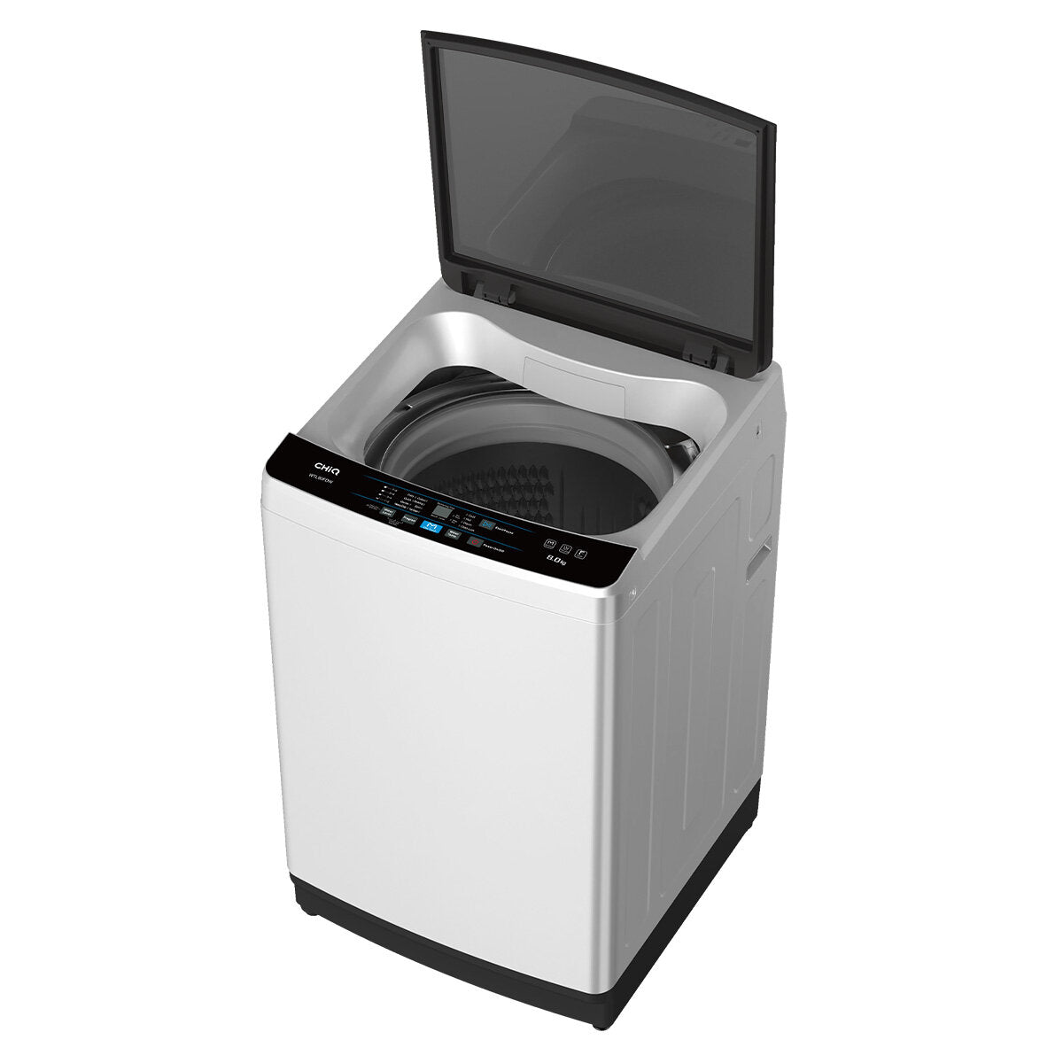 Brand New CHiQ 8kg Top Load Washing Machine WTL80FDW - Energy Efficient, 5 Years Warranty - Perfect for Small Apartments, Dorms & Laundry Rooms