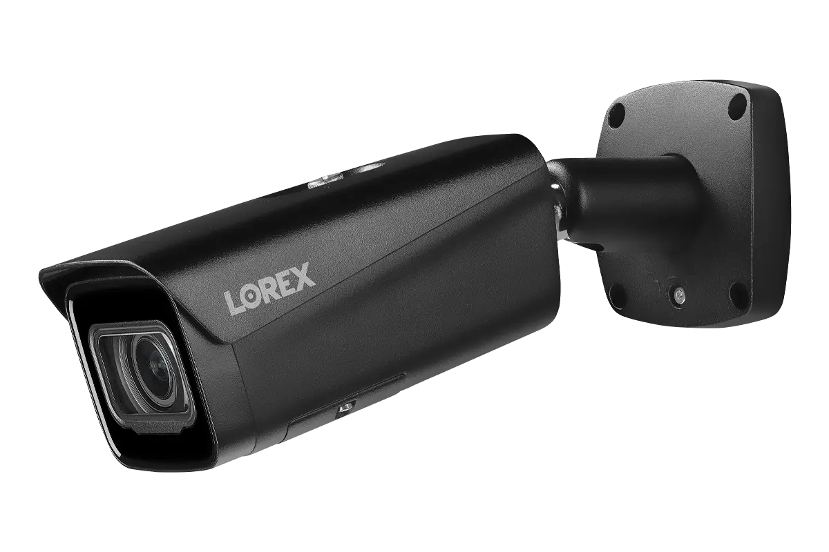 Lorex 4K Ultra HD Wired Bullet Security Camera with Motorized Varifocal Lens, 30FPS Real-Time Recording, IK10 Vandal-Proof - Outdoor Home & Business Surveillance for Day/Night Monitoring