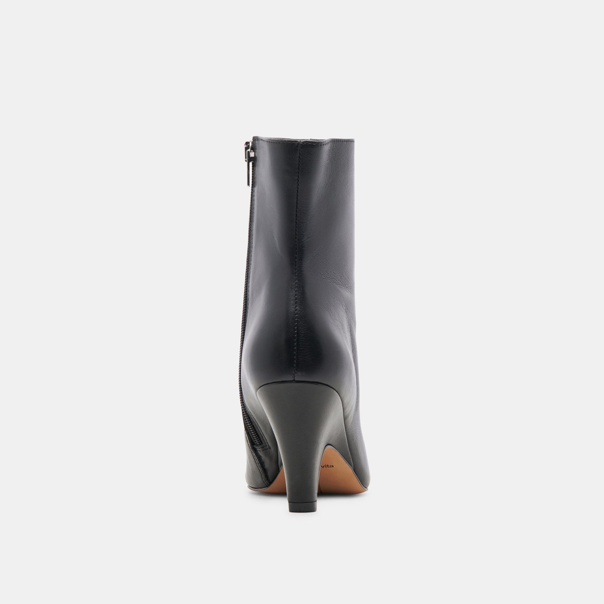 Black Leather Calico Booties for Women - Stylish & Comfortable Ankle Boots for Casual Wear, Work & Outdoor Activities