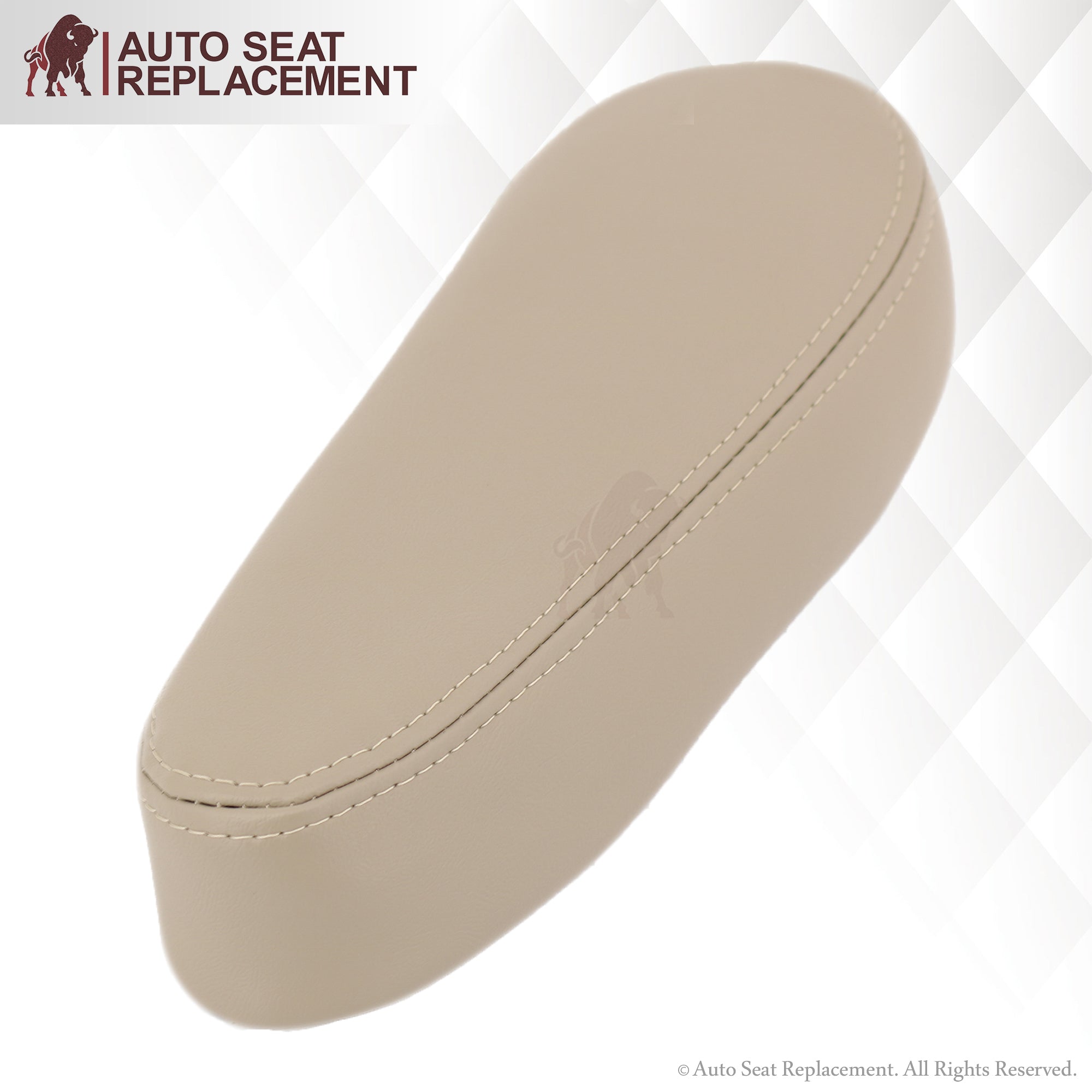 2000-2006 Chevy Tahoe & Suburban Front Seat Armrest Covers - Tan Leather Replacement for Driver & Passenger Side - Perfect for Car Interior Protection & Comfort Upgrade