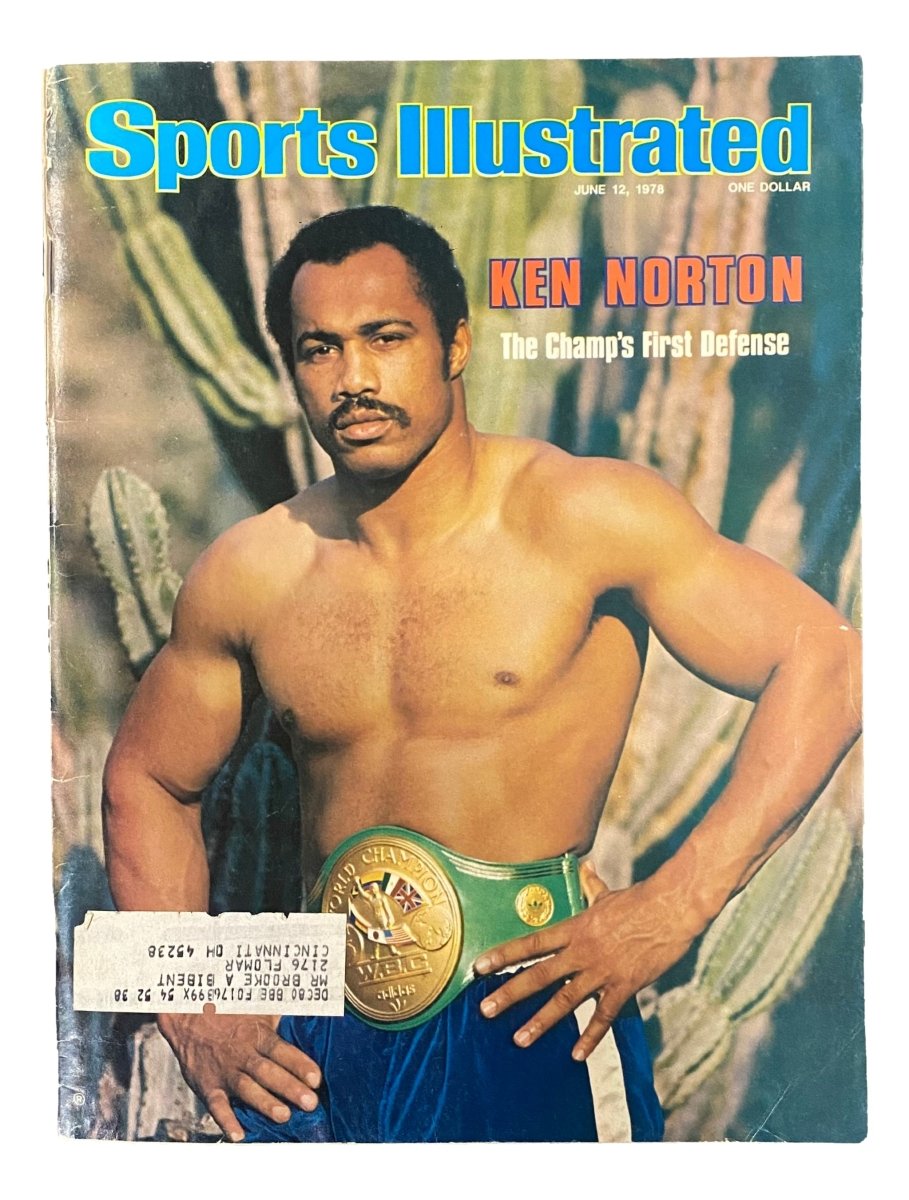 Ken Norton vs Larry Holmes Boxing Fight - Sports Illustrated Magazine June 12, 1978 Issue | Vintage Boxing Memorabilia & Collectible for Sports Fans