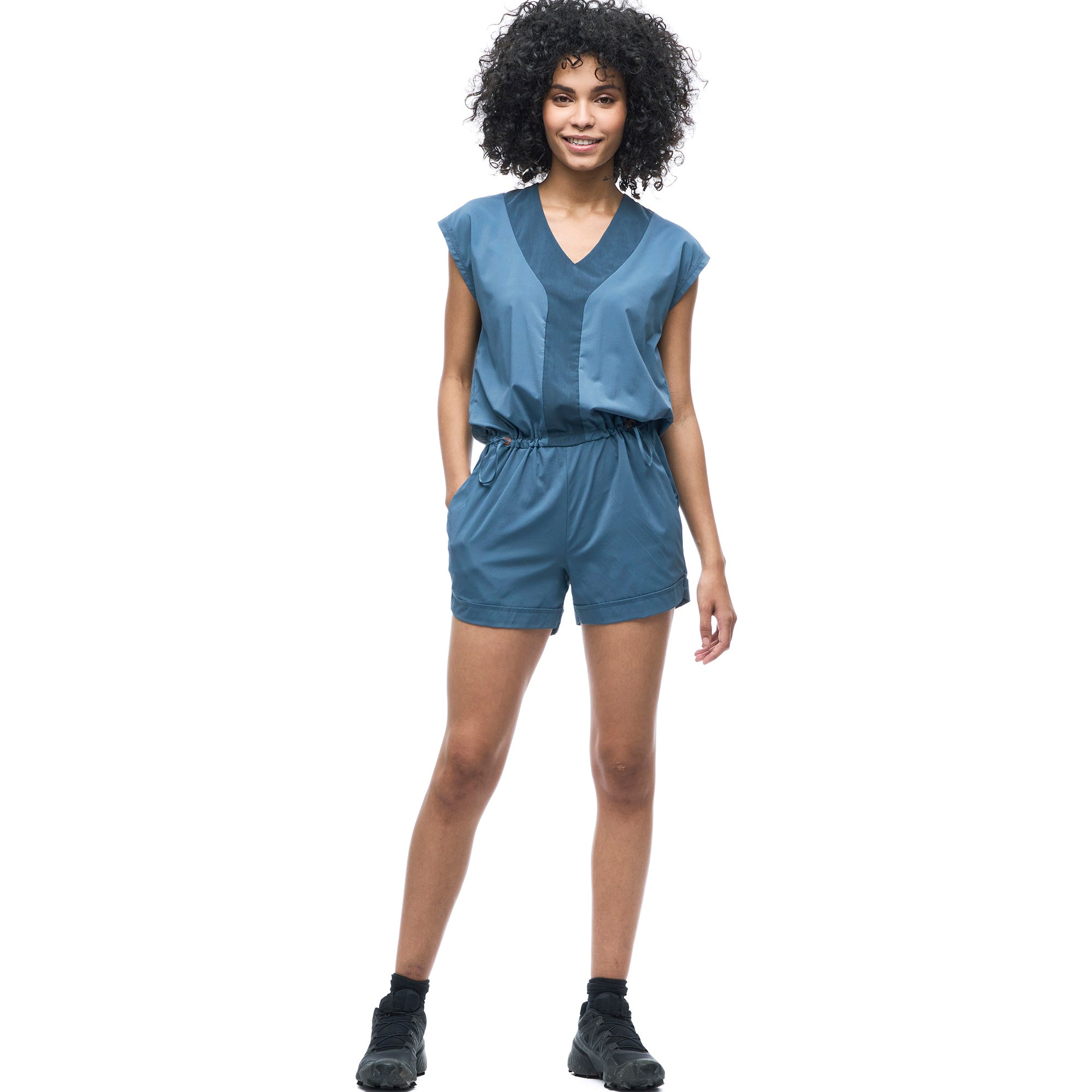 Indyeva ESI Short Women's Romper - Stylish Summer Jumpsuit for Casual Outings, Beach Wear & Vacation Outfits