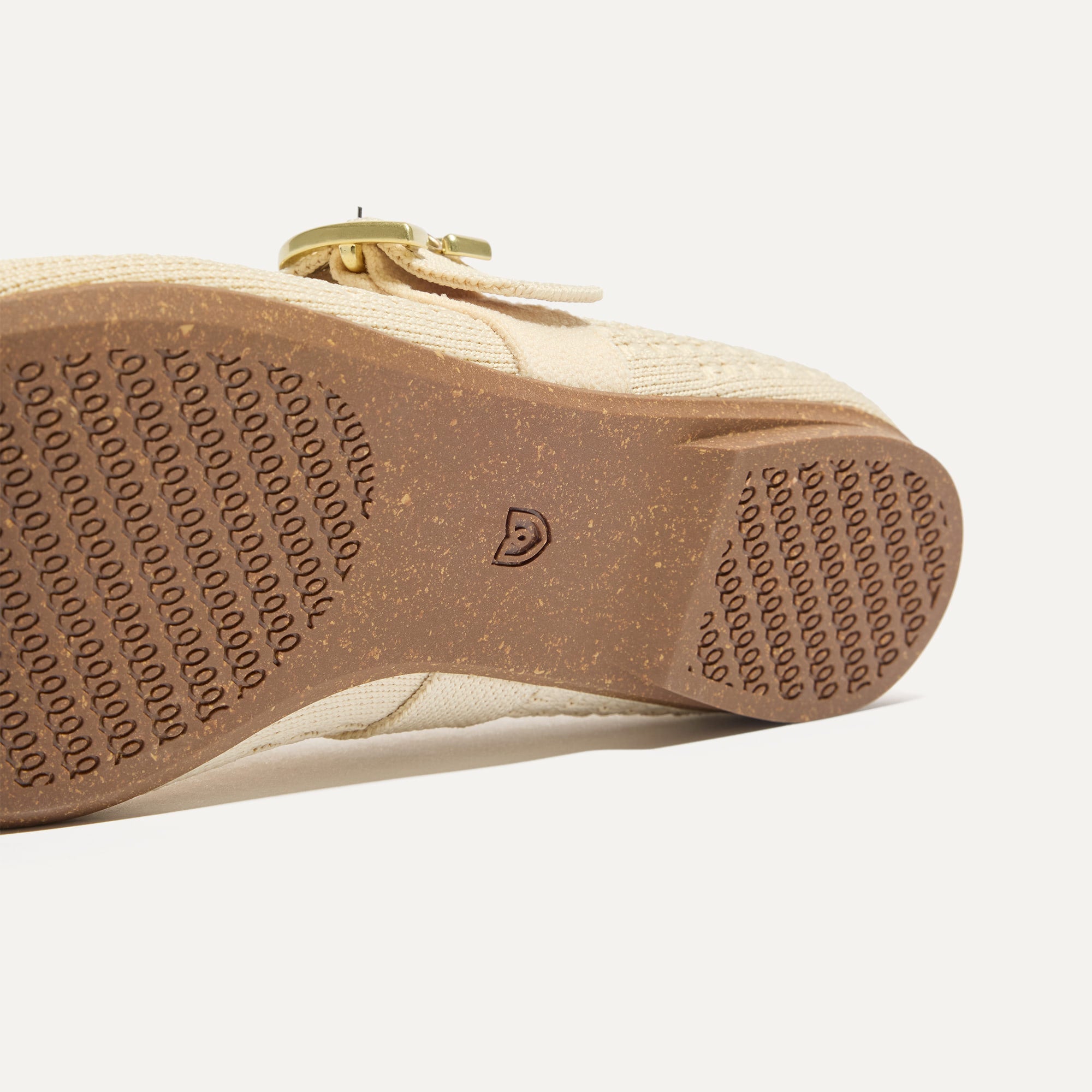 Max Buckle Mary Jane Shoes - Off White Mesh Comfortable Flats for Women | Perfect for Casual Wear, Office & Daily Outfits