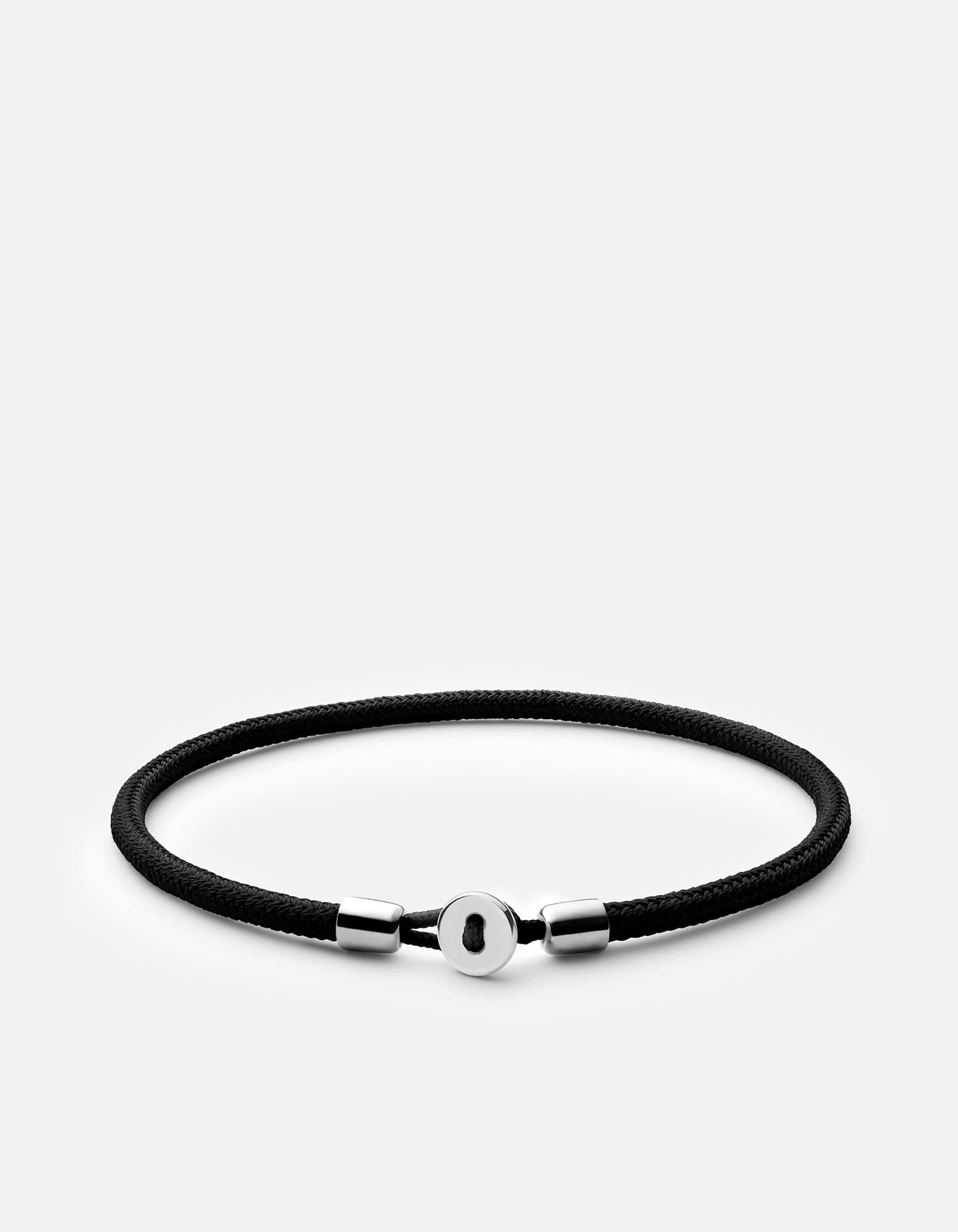 Sterling Silver Nexus Rope Bracelet for Men & Women - Adjustable Handmade Jewelry Gift for Anniversary, Friendship, or Everyday Wear