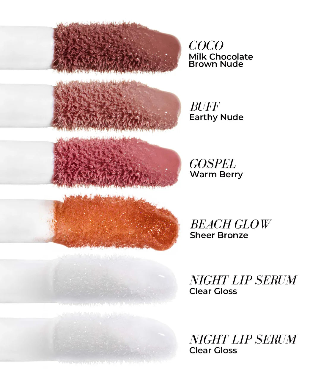 6-Piece Mini Lip Serum Set - Hydrating & Plumping Lip Care Kit for Soft, Smooth Lips - Perfect for Daily Use, Travel & Gifting