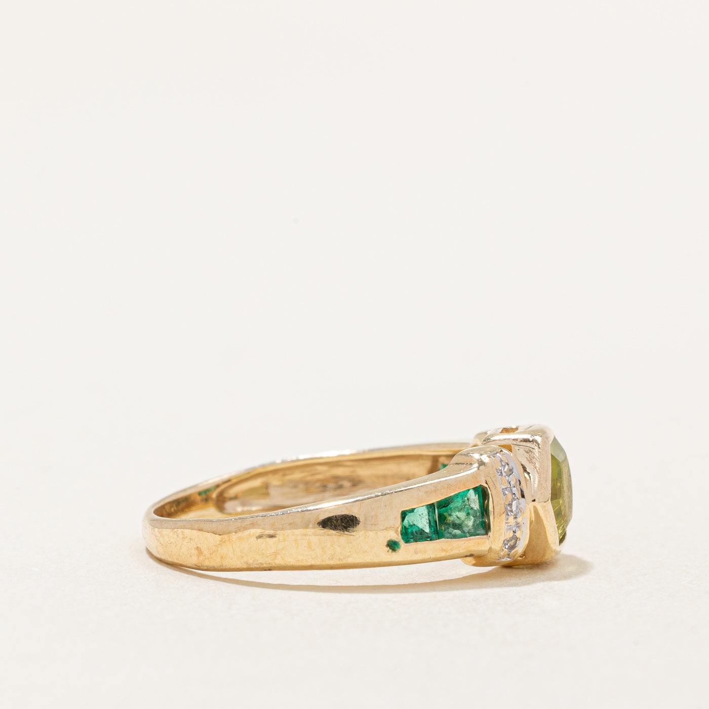 Exquisite Multi Gemstone Cocktail Ring - 0.78ctw Genuine Stones - Size 5.5 - Perfect for Evening Parties, Weddings & Special Occasions