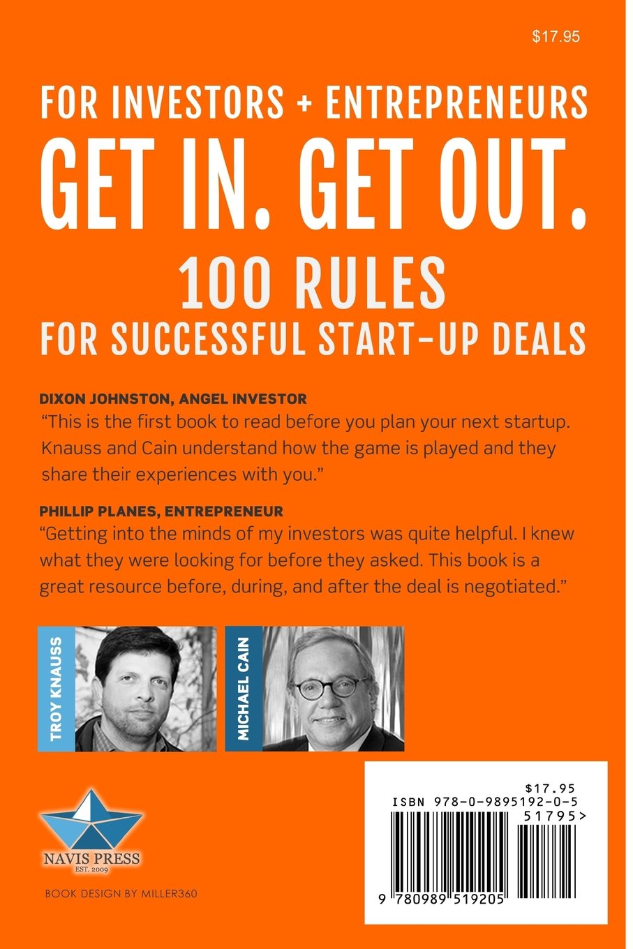 Get In Get Out: 100 Essential Rules for Successful Startup Deals | Business Strategy Guide for Entrepreneurs & Investors | Perfect for Pitch Meetings, Funding Rounds & Venture Capital Negotiations