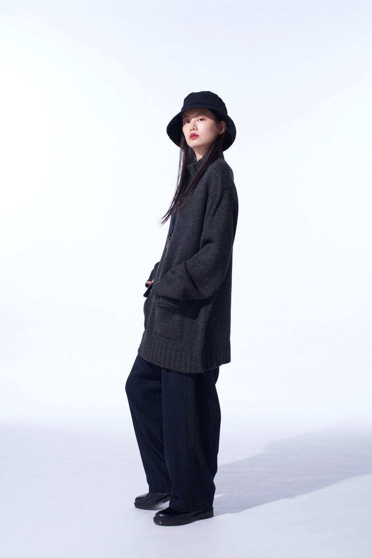Bulky Wool High Neck Knit Sweater with Big Pockets - Cozy Winter Pullover for Women | Perfect for Cold Weather & Casual Outings