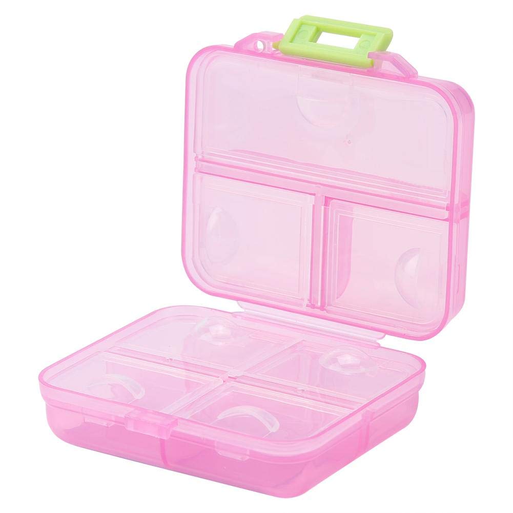 7-Day Weekly Pill Organizer with 7 Compartments - Portable Foldable Medicine Storage Box for Pills, Vitamins & Supplements - Perfect for Travel, Home & Daily Medication Management