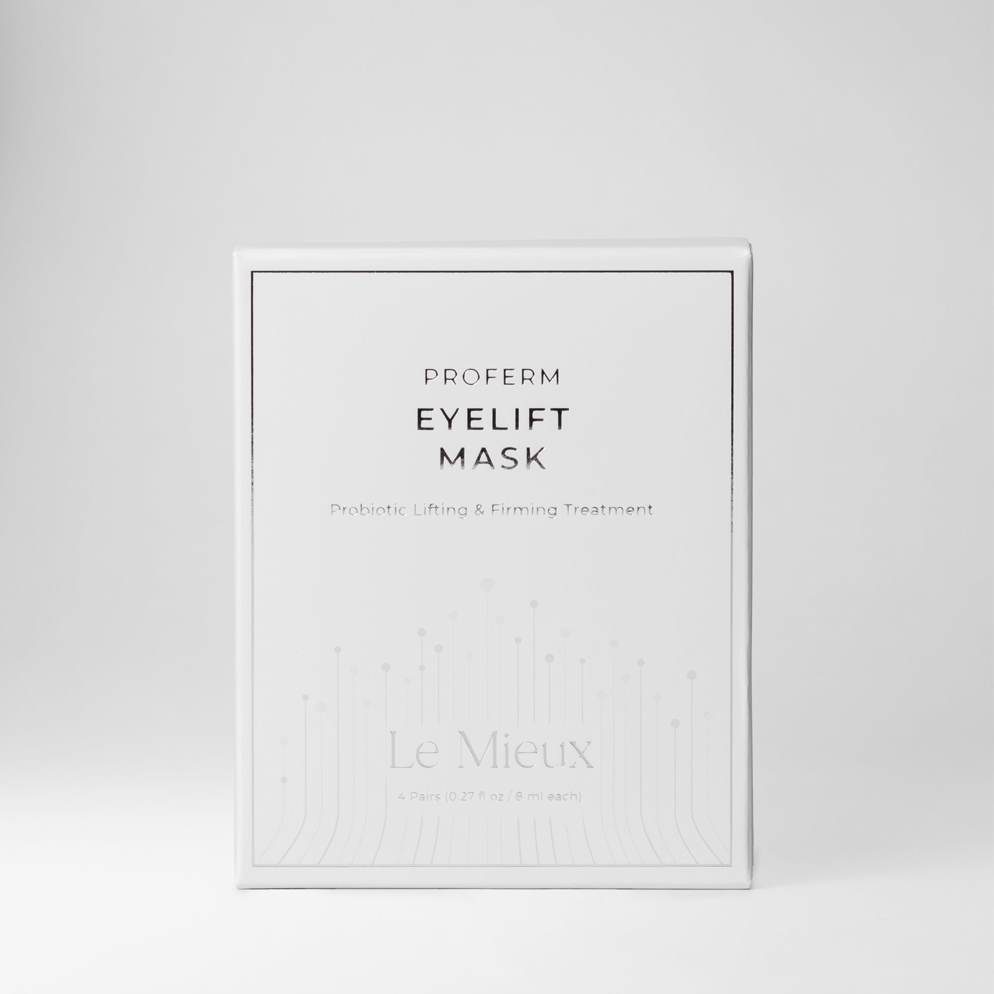 ProFerm Eyelift Mask - Under Eye Patches for Dark Circles, Puffiness & Wrinkles - Hydrating Eye Treatment for Brightening & Anti-Aging - Perfect for Night Routine & Travel Skincare