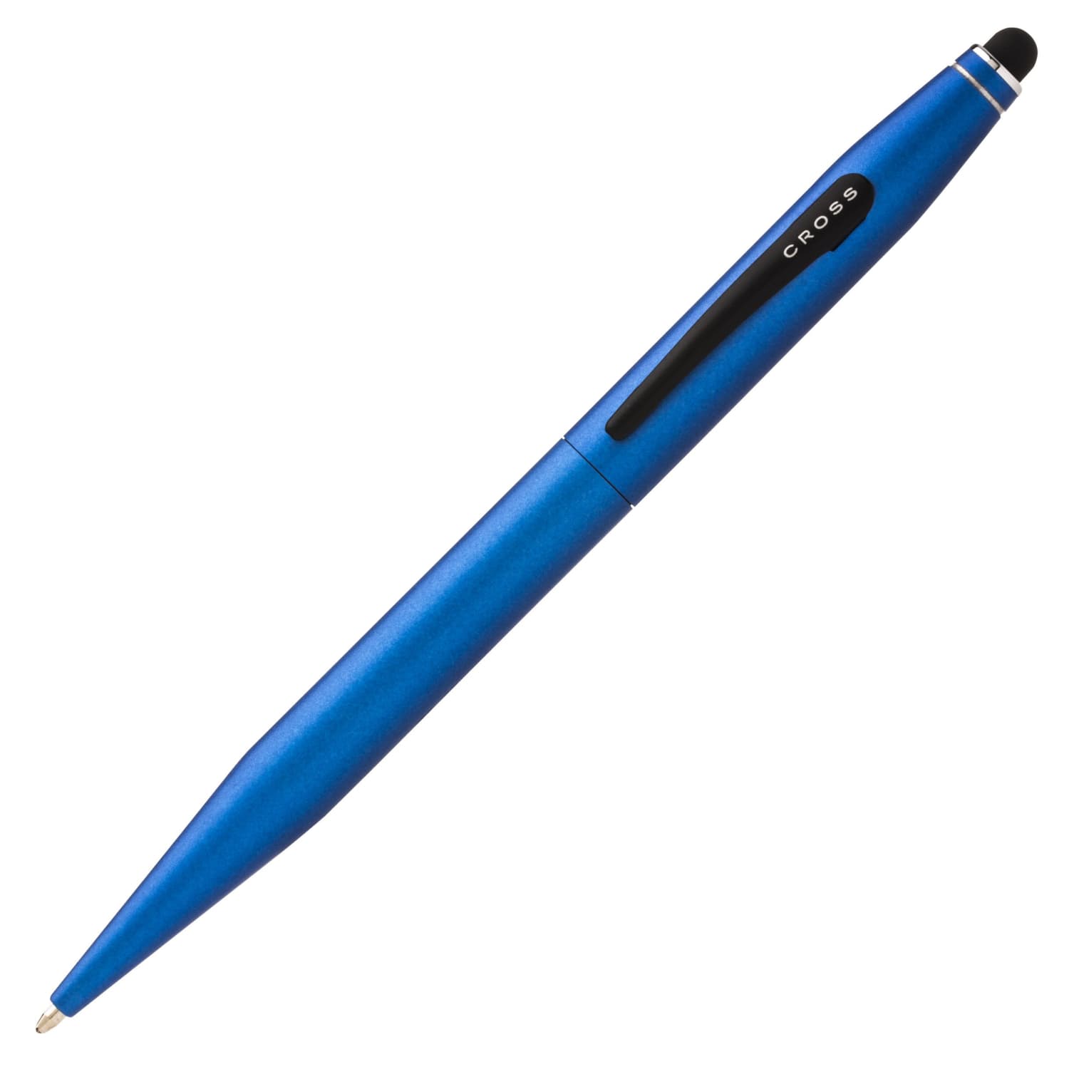 Cross Tech 2-in-1 Ballpoint Pen with Touch Screen Stylus - Metallic Blue | Perfect for Note-Taking, Digital Art & Business Meetings