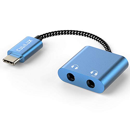 Dual 3.5mm, Blue