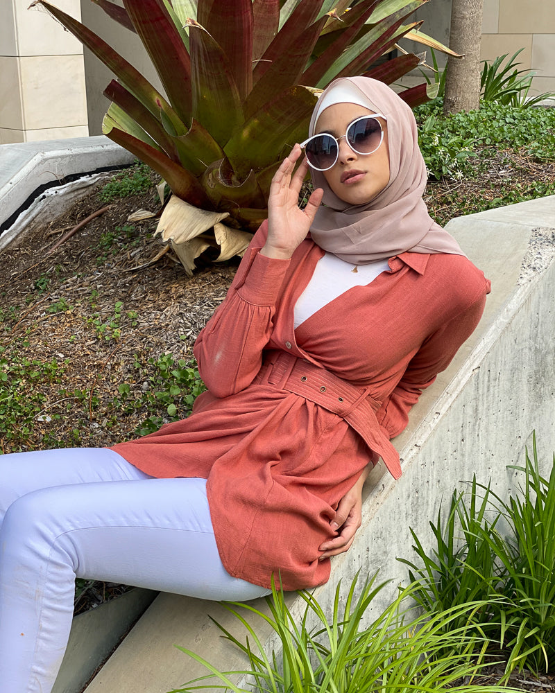 Breathable Linen Knot Shirt for Women | Summer Casual Boho Blouse | Perfect for Beach, Vacation & Outdoor Activities