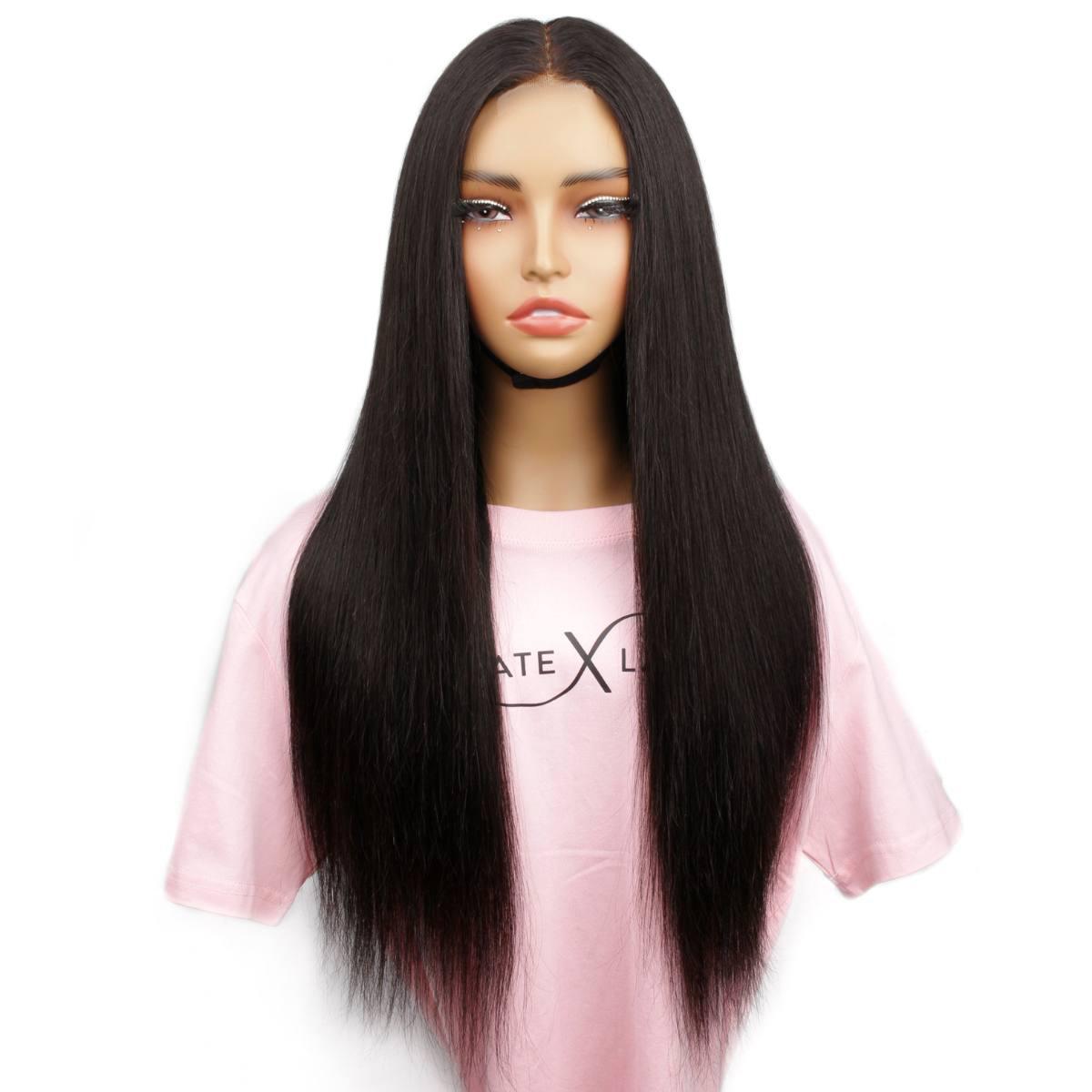 Straight 2x6 HD Lace Closure 100% Human Hair Glueless Wig - Natural Look & Comfortable Wear for Daily Use, Parties & Special Occasions