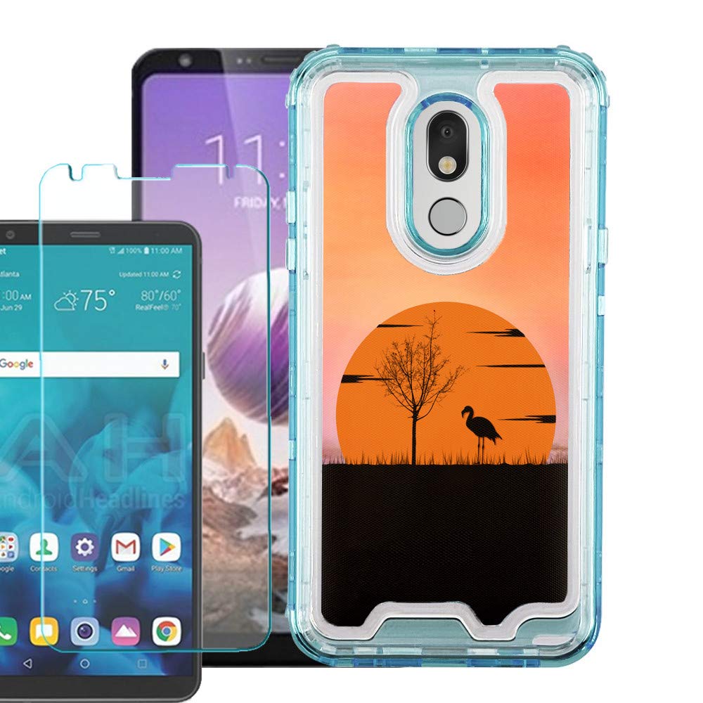 LG Stylo 5 Case - 3-Layer Hybrid Protective Cover with Screen Protector | Shockproof for Outdoor Use