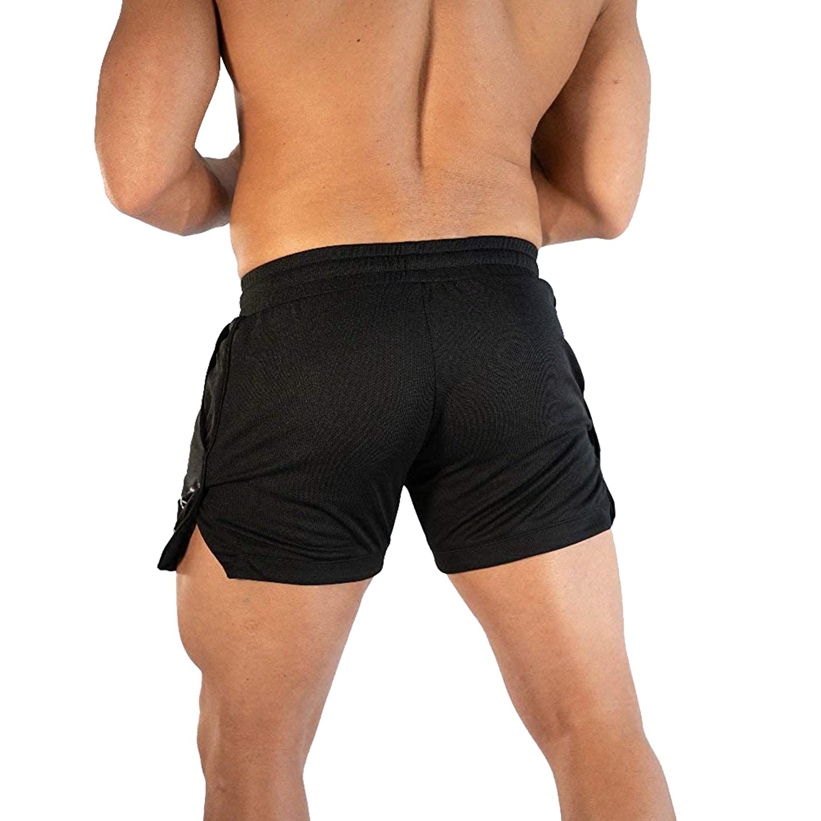 CEHT Men's Workout Running Shorts - Lightweight Athletic Gym Shorts with Zipper Pockets | Perfect for Jogging, Training & Casual Wear