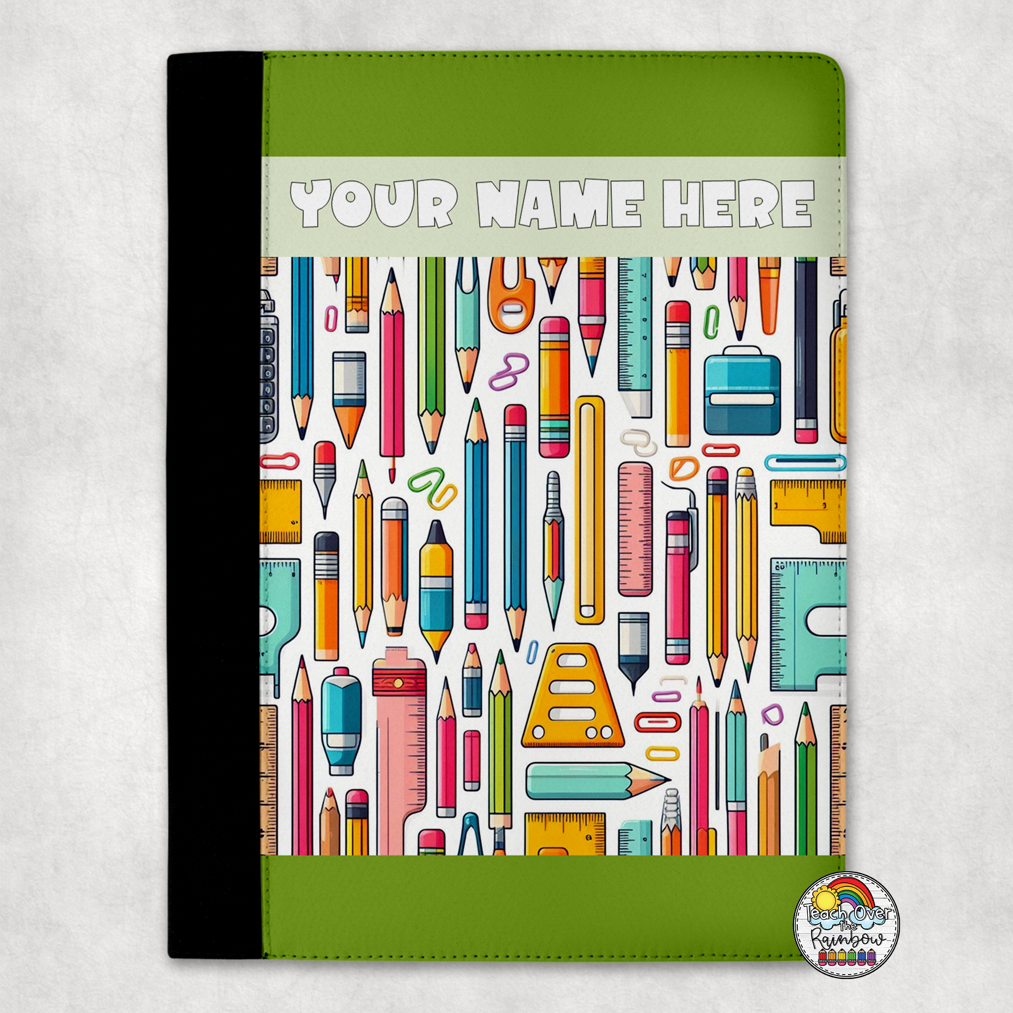 School Supplies 2-Pocket Portfolio Folder - Durable Plastic Document Organizer for Students, Teachers & Office Use - Perfect for Homework, Assignments & Paper Organization