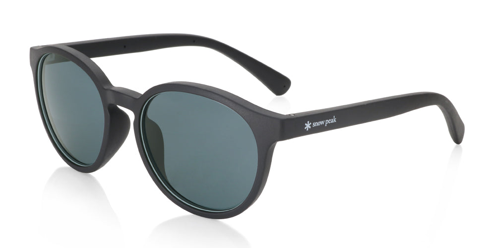 JINS x Snow Peak Rubber Sunglasses 015 - Lightweight Polarized Outdoor Sunglasses for Hiking, Fishing & Beach Activities