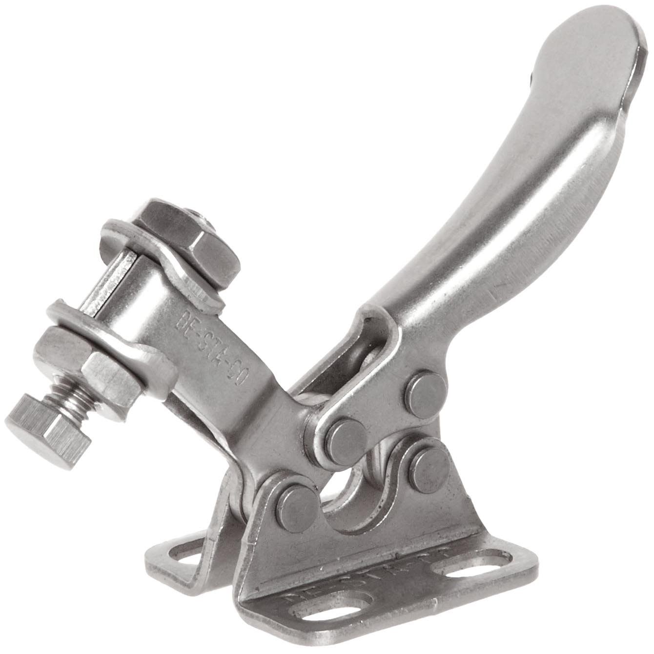 DE-STA-CO 205-USS Horizontal Handle Hold Down Action Clamp - Heavy Duty Workholding Tool for Metalworking, Woodworking & Industrial Applications