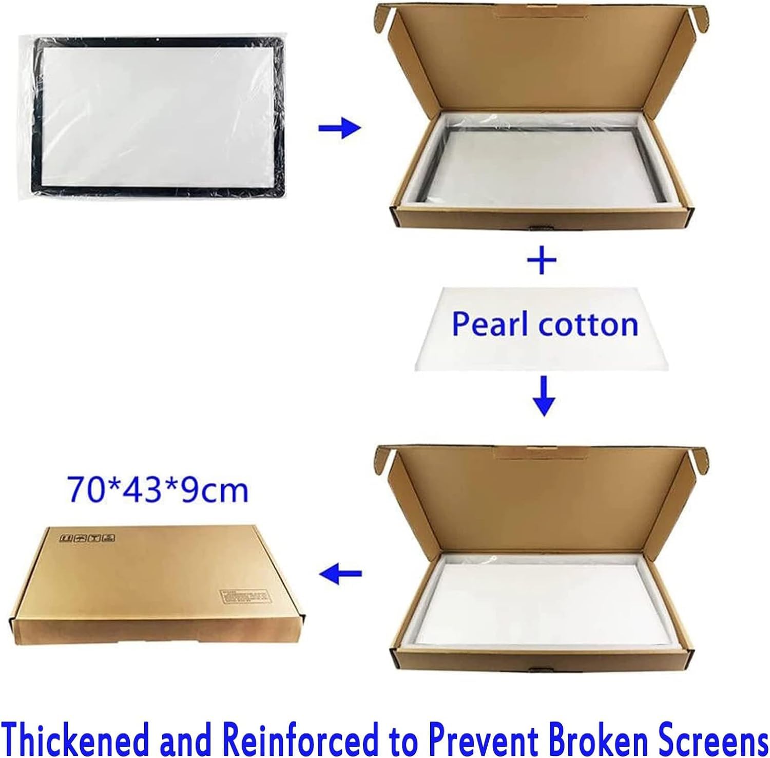 Apple iMac 27 Inch Screen Protector Glass (A1419/A1862/A2115 Compatible) - Tempered Glass Shield for 27