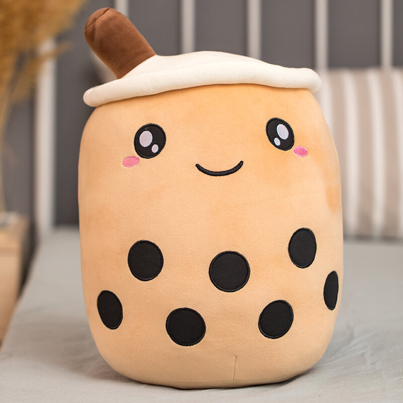 Adorable Bubble Tea Plush Toy - Kawaii Boba Stuffed Animal for Collectors & Gifts - Perfect for Bedroom Decor, Anime Lovers & Stress Relief