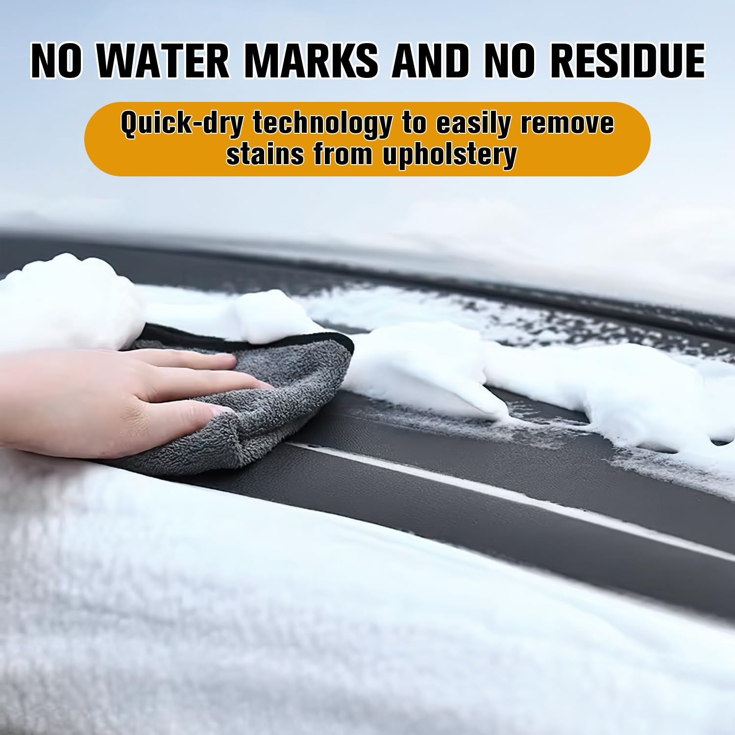 **Multi-Purpose Foam Cleaner for Cars & Upholstery - All-in-One Interior Car Seat Cleaner & Refresher (2-Pack) - Perfect for Deep Cleaning Car Seats, Sofas & Home Furniture**