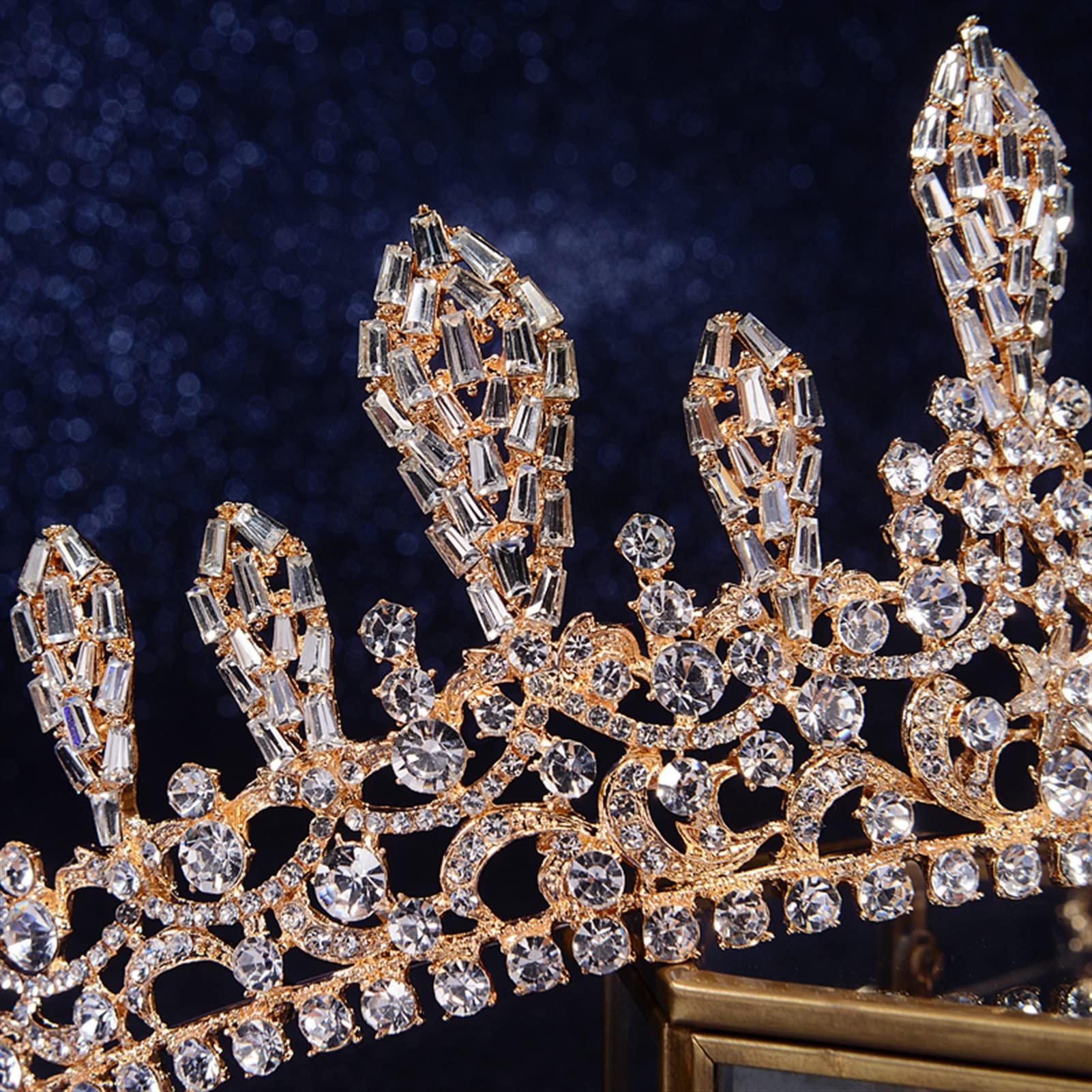 XXXXW Wedding Crown Headpiece – Elegant Bride Princess Tiara for Simple & Stylish Wedding Hair Accessories | Perfect for Bridal, Prom, and Special Occasions