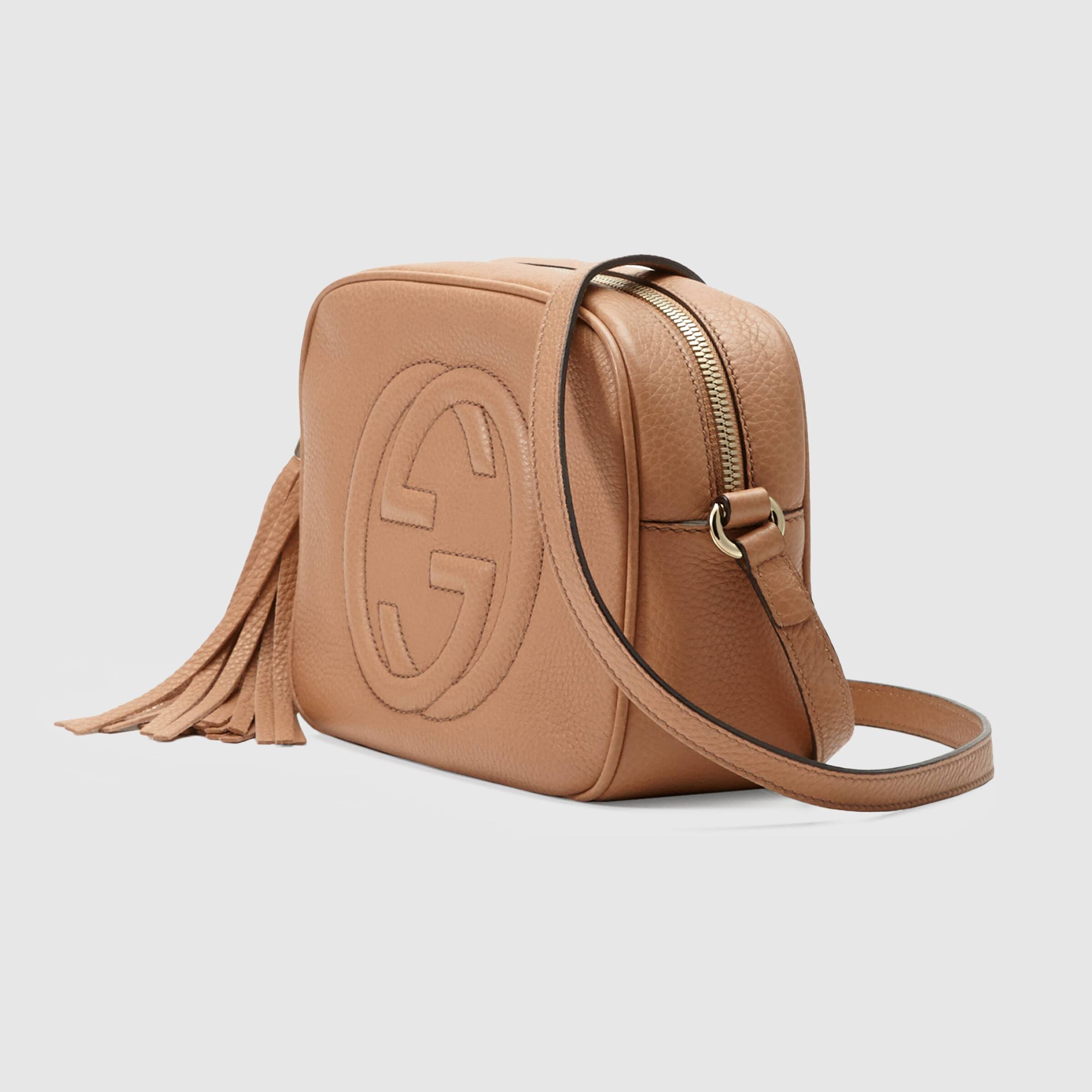 Gucci Soho Small Leather Disco Bag in Rose Beige | Crossbody Purse for Women | Perfect for Date Night, Parties & Everyday Use