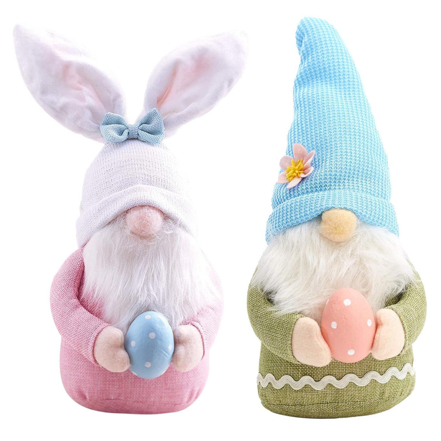 Handmade Swedish Tomte Stuffed Gnomes Plush Doll - Easter Elf Decoration Soft Toy for Home Table Decor, Easter Egg Hunt Gifts, Holiday Ornaments & Cozy Scandinavian Christmas Gnomes - Perfect for Easter Celebrations, Christmas Tree Decorations and Cozy Home Accents