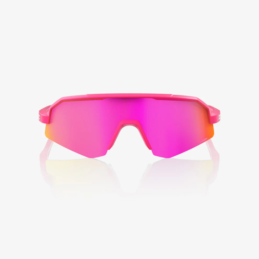 SLENDALE Youth 100% UV Protection Sunglasses - Pitaya HiPER Vital Pink Mirror Lens for Women & Men - Perfect for Beach, Driving & Outdoor Activities