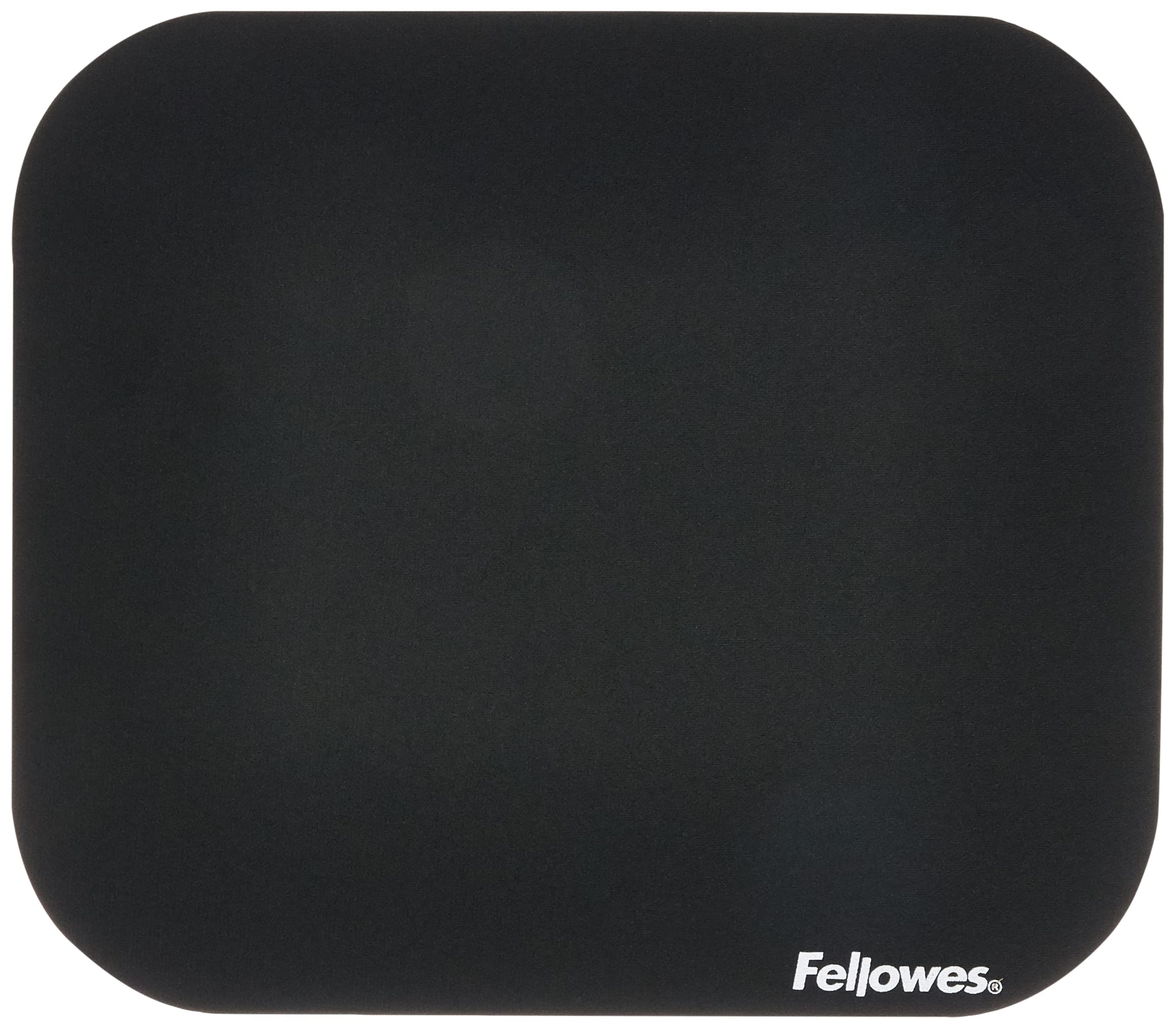 Premium Fellowes Mouse Pad - Ergonomic Non-Slip Desk Mat for Computers & Laptops (Black) - Ideal for Office, Gaming & Home Workspaces