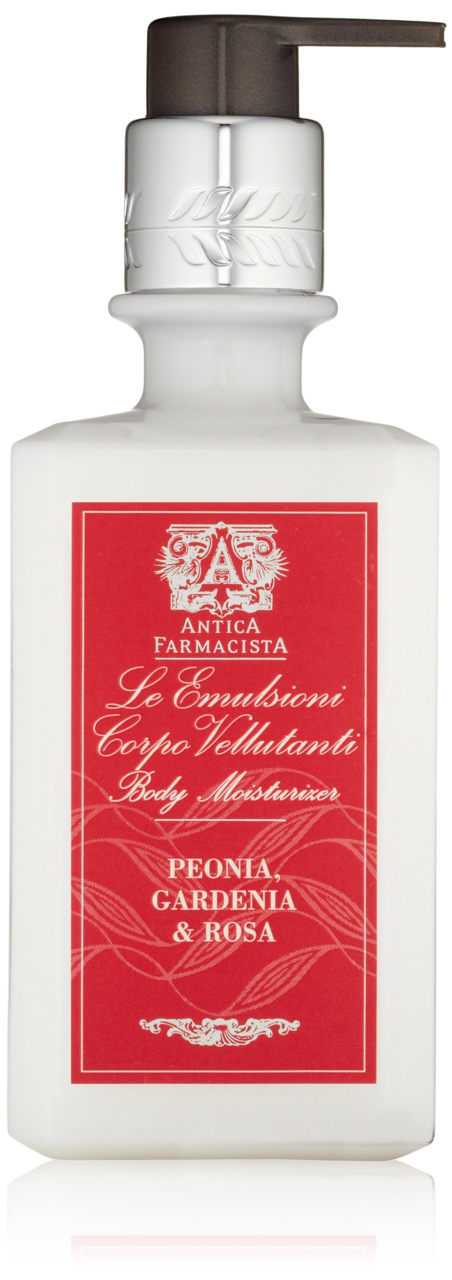 Antica Farmacista Body Moisturizer - Hydrating Scented Lotion for Women & Men with Peony, Gardenia & Rose - 10 Oz Luxury Moisturizing Cream for Dry Skin - Perfect for Daily Hydration, Spa Days & Gift Giving
