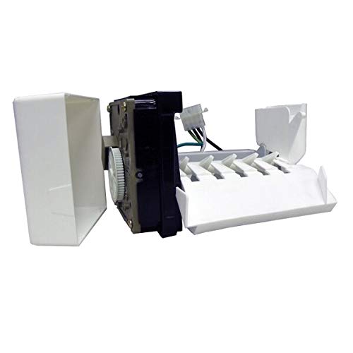 Whirlpool Refrigerator Ice Maker Replacement - Compatible with ED2LHAXML10, ED2LHAXMQ10, ED2LHAXMT10 Models | Perfect for Home Kitchen & Office Use