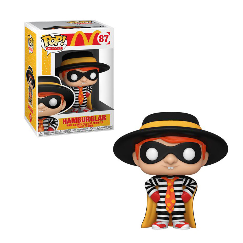 Funko Pop! Vinyl Figure - McDonald's Hamburglar [87] | Collectible Fast Food Character Toy for Fans & Decor | Perfect for Display, Gifts, and Fast Food Memorabilia Collections