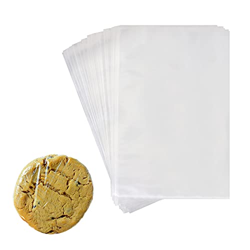 100Pcs 4x6 Inch Clear POF Heat Shrink Wrap Bags - Food Grade for Cookies, Cakes & Bakery | Perfect for Packaging Homemade Treats, Gift Wrapping & Commercial Use