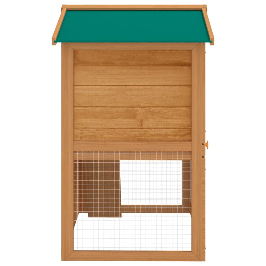 Premium Wooden Rabbit Hutch for Outdoor Use - 3-Door Small Animal House & Pet Cage - Perfect for Rabbits, Guinea Pigs & Backyard Pets