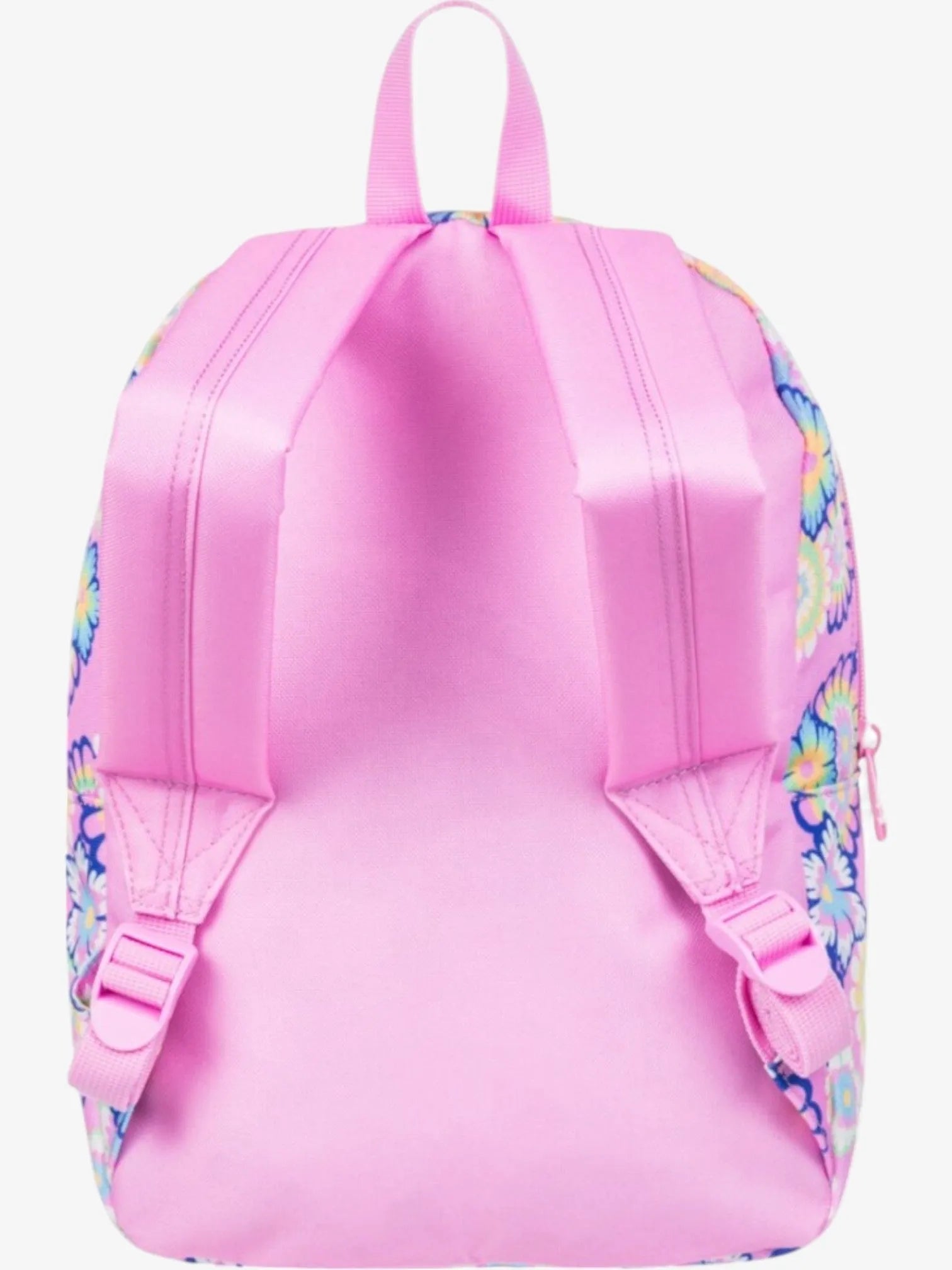 ROXY Always Core Floral Pink Backpack for Women - Stylish & Durable Daypack for School, Travel, and Outdoor Adventures