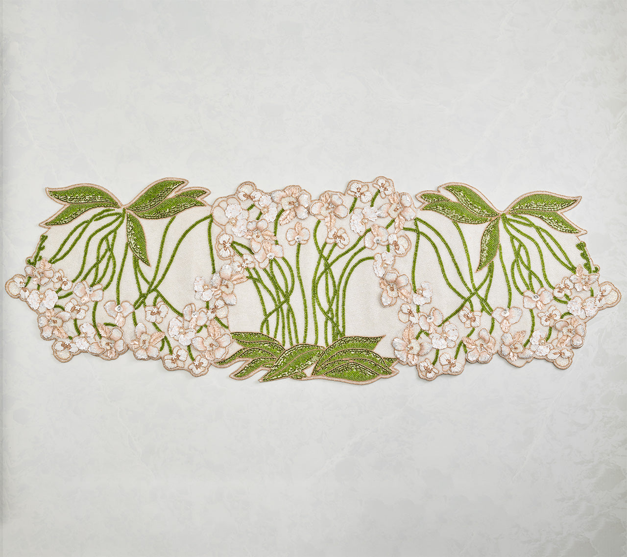 Orchid Runner in Multi - Elegant Floral Area Rug for Living Room, Bedroom, and Hallway Decor