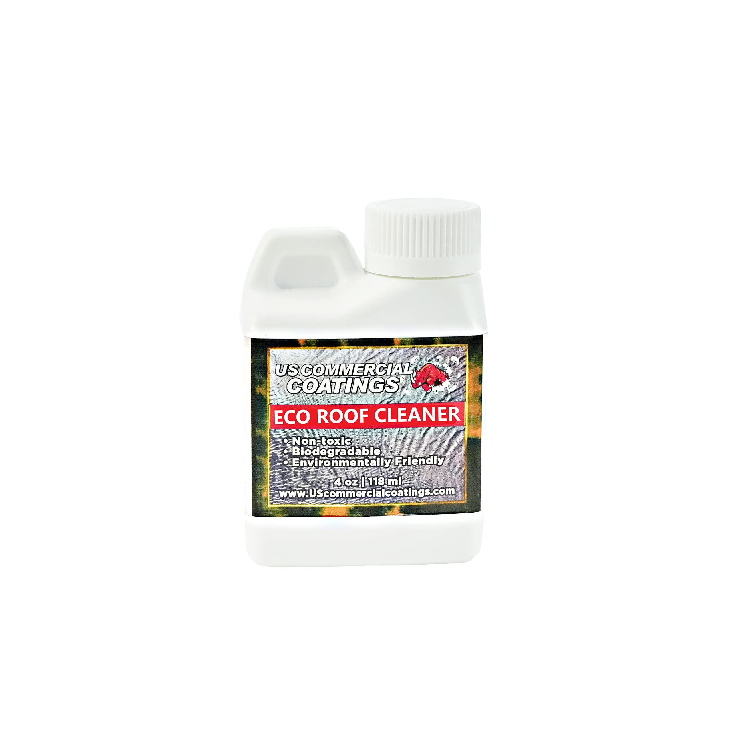 4 oz Eco-Friendly Roof Cleaner Wash – Safe & Effective Roof Stain Remover for Shingles, Tiles & Metal – Perfect for Home & Commercial Use