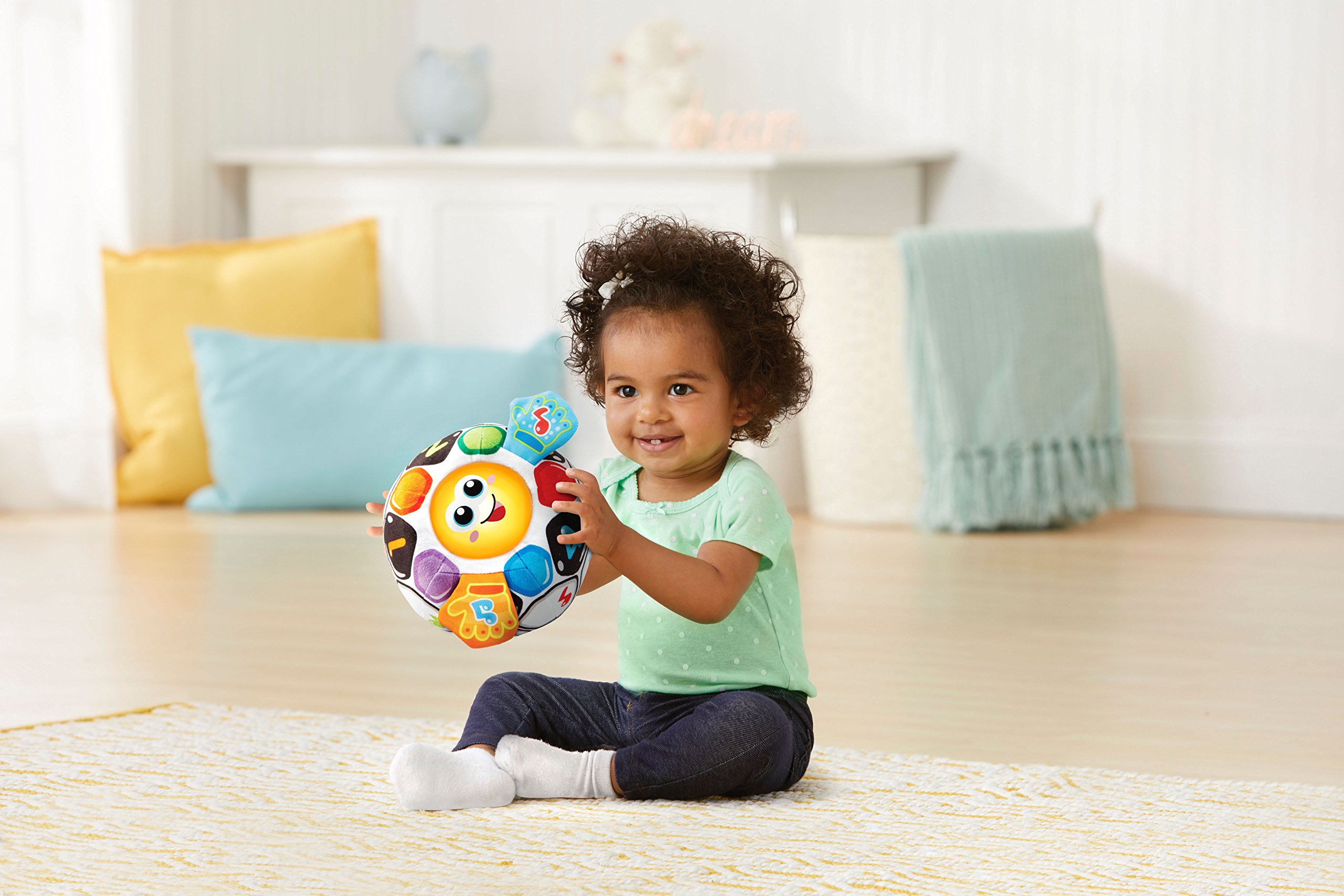 VTech Bright Lights Soccer Ball - Interactive Learning Toy for Toddlers & Kids - Fun Educational Sports Gift for Boys & Girls - Perfect for Indoor Play, Birthday Gifts & Early Childhood Development