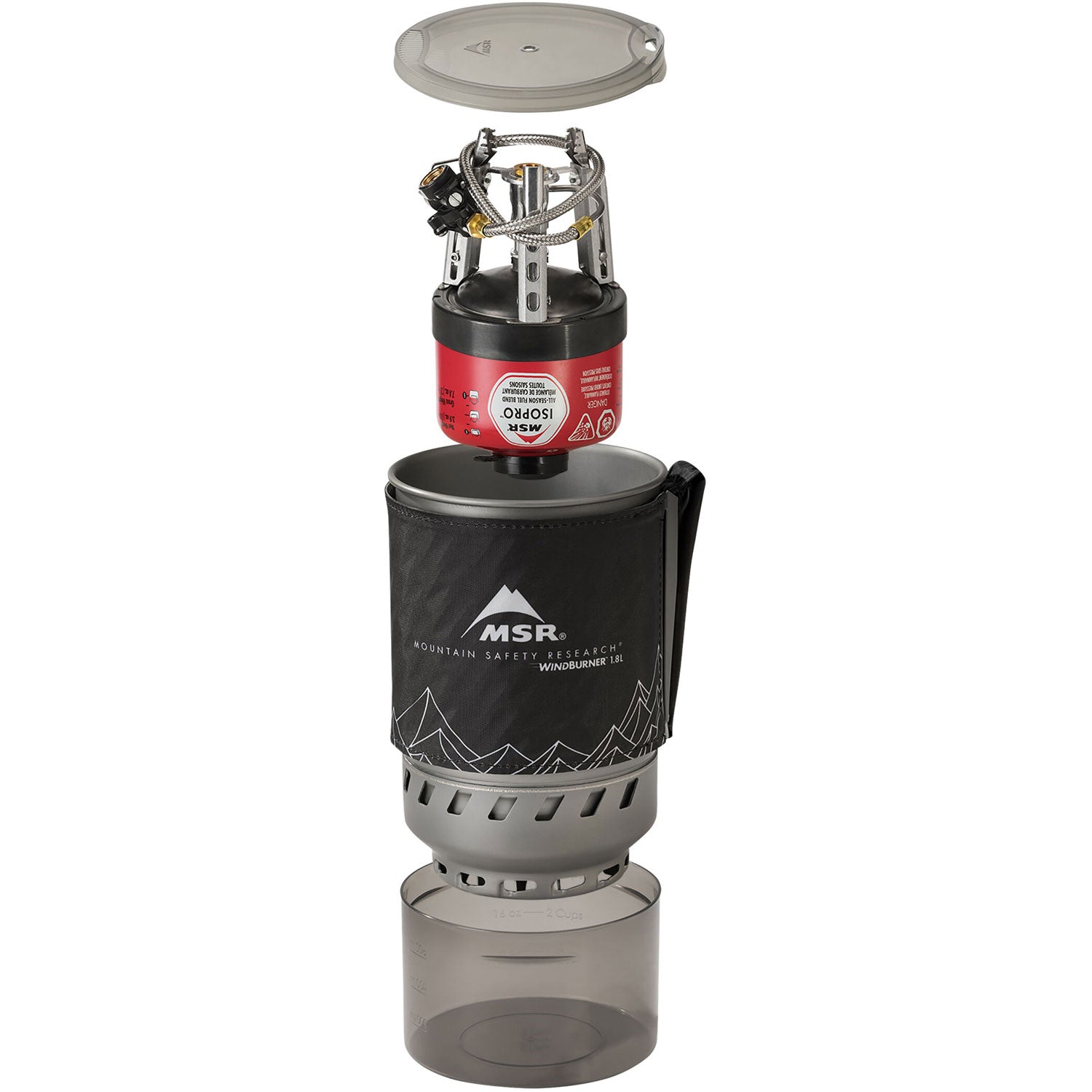 MSR WindBurner Duo Stove System - Compact Camping Stove for Backpacking & Outdoor Cooking - Perfect for Hiking, Camping & Backcountry Adventures