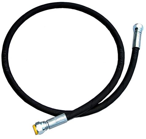 3/8 x 38 Inch Hydraulic Hose with FJIC Ends - Heavy Duty Industrial Hose for Construction, Agriculture, and Oilfield Applications