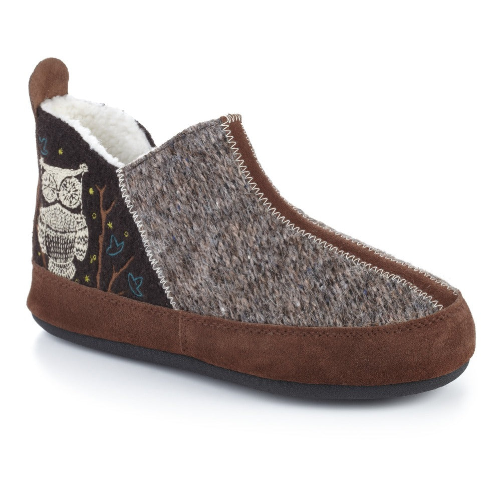 Women's Comfortable Forest Bootie Ankle Height Slippers with Cloud Cushion® - Cozy Indoor/Outdoor House Shoes for Winter, Lounge & Casual Wear