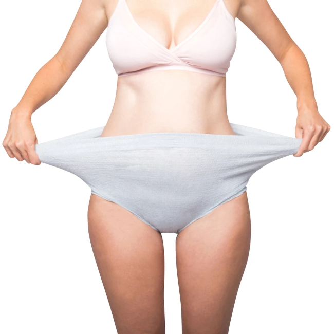 Fridamom Postpartum Disposable High Waist Underwear for C-Section Recovery - Soft & Breathable Maternity Panties for Comfort After Delivery (Pack of 10) | Ideal for Hospital Stay, Postpartum Care & C-Section Recovery