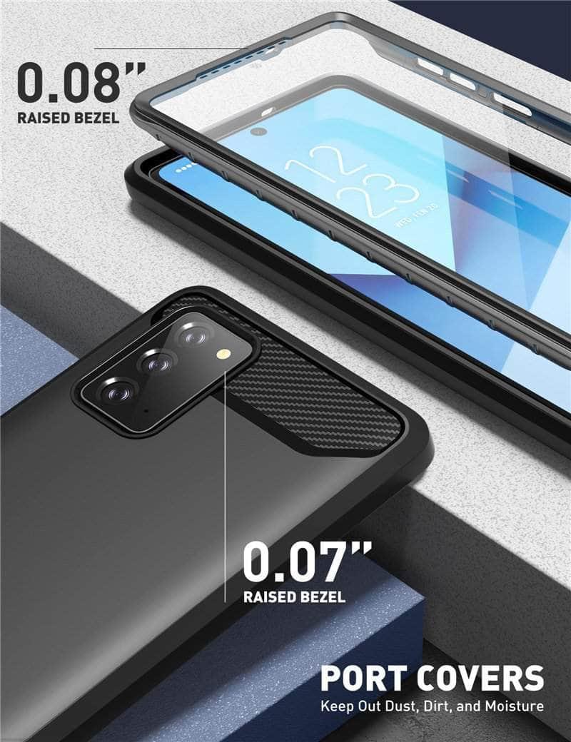 Samsung Galaxy Note 20 Ultra Rugged Case - Shockproof Full Body Protection with Kickstand | Perfect for Outdoor Activities, Construction Work & Extreme Sports