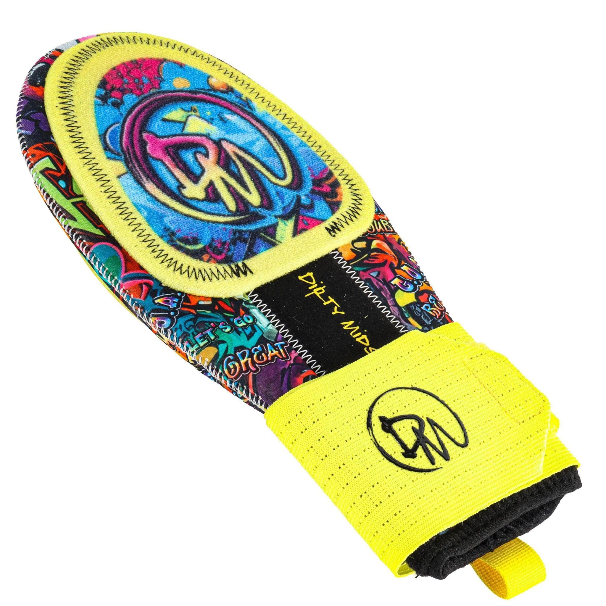 Dirty Mids Savage Series Sliding Mitts - Graffiti Style Baseball Gloves for Training & Games | Perfect for Outfield Practice, Batting Drills & Team Sports