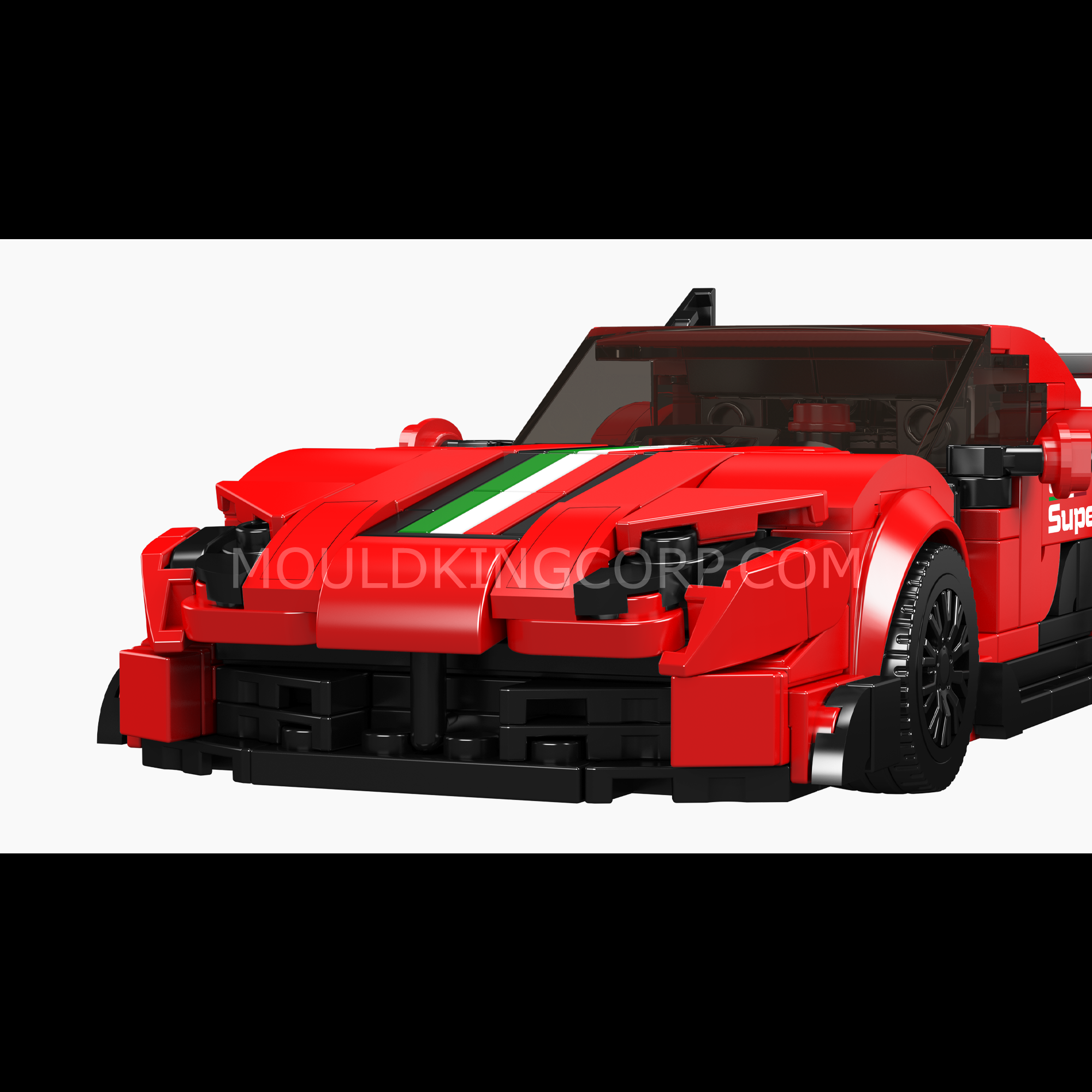 Mould King 27079 F8 1Z Supercar Model Building Kit - 449 Piece DIY Race Car Construction Set for Adults & Teens | Creative Gift for Car Enthusiasts & STEM Learning | Perfect for Home Display & Office Decor