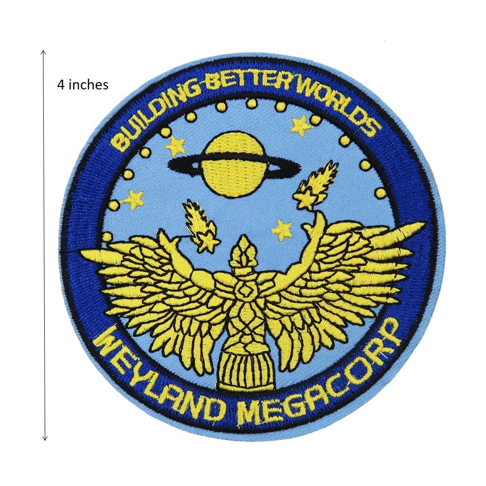 USCSS Nostromo Crew Ripley Embroidered Iron-On Patches - Alien Movie Costume Accessories for Halloween Cosplay & DIY Jacket Decoration