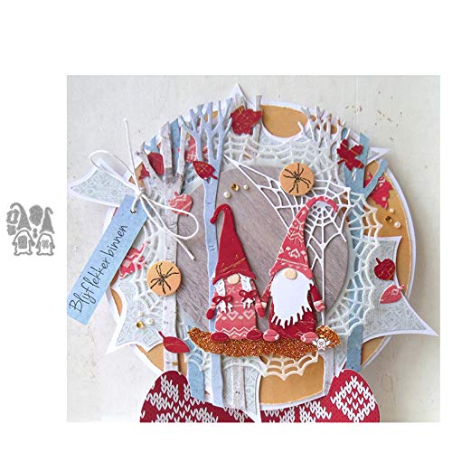 Piggy Craft Metal Cutting Dies - Dwarf Gnomes Die Cut Stencils for Scrapbooking, Card Making & DIY Paper Crafts | Perfect for Home Decor, Gift Tags & Holiday Projects